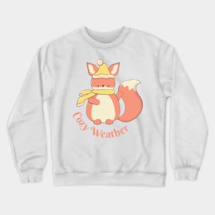 Cozy Weather Fox Crewneck Sweatshirt